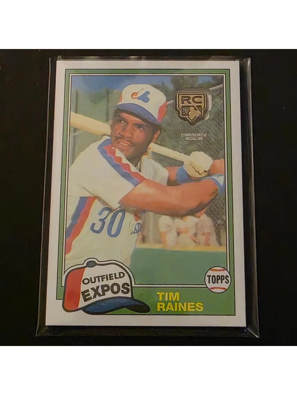 2020 Topps - Rookie Card Retrospective Logo Medallions Tim Raines #RCR-TR